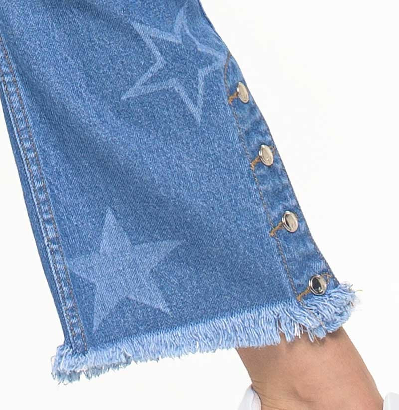 Printed High Waist Palazzo Jean