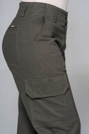 Pantalón Cargo Bota Recta Tiro Alto Marca Trucco´s