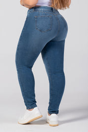 Jean Skinny Tiro Alto Marca Trucco´s Plus Size