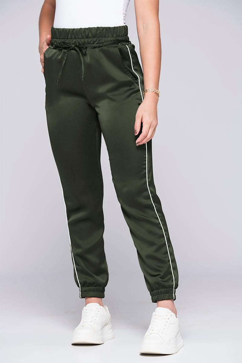 Jogger Tiro Alto Línea Lateral en contraste Marca Trucco´s