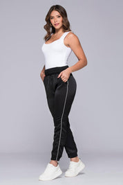 Jogger Tiro Alto Línea Lateral en contraste Marca Trucco´s