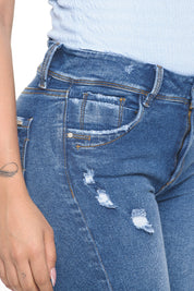 High Waist Skinny Push Up Jean
