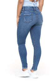 High Waist Skinny Push Up Jean