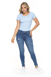 High Waist Skinny Push Up Jean