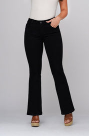 High Waist Flare Push Up Jean