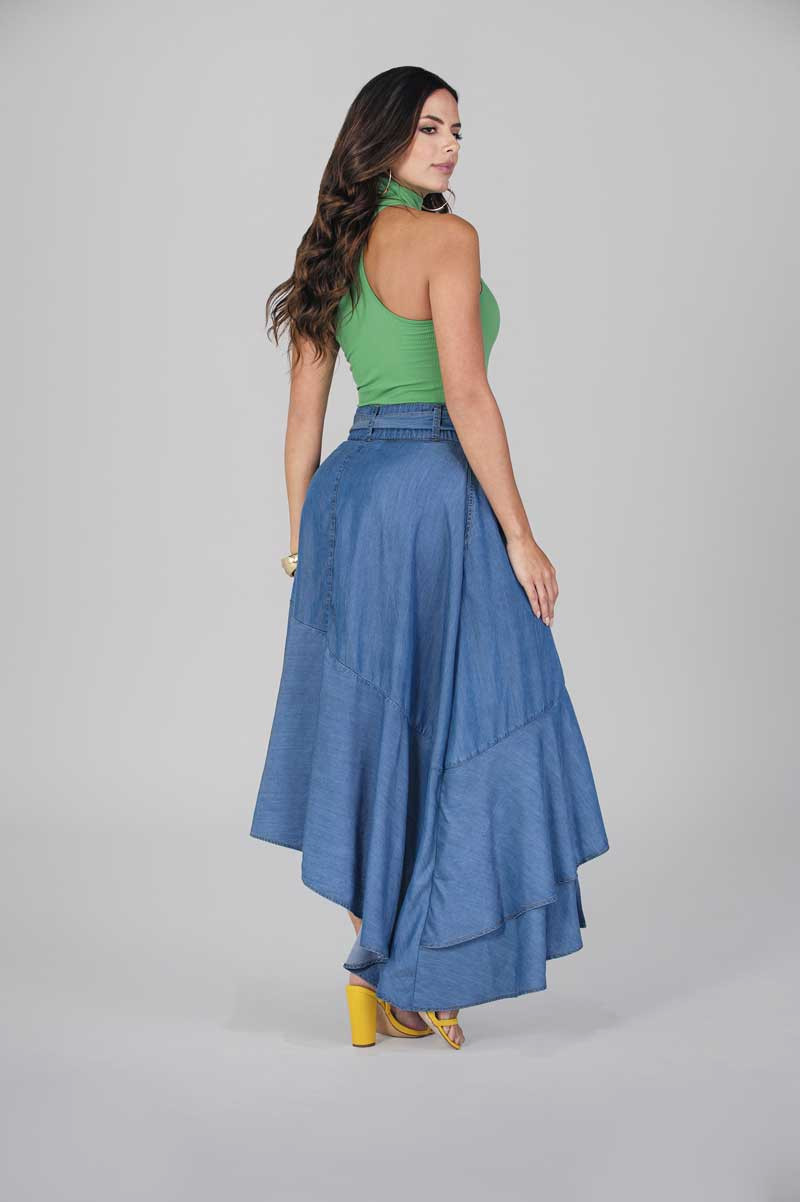 Long Cut Skirt