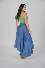 Long Cut Skirt