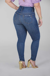 Wide Waist Band Plus Size Jean