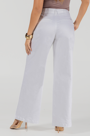 Pantalón Wide Leg de Cintura Alta y Caída Fluida Marca Trucco´s