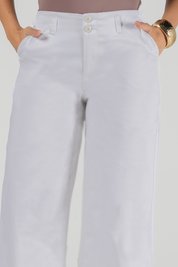 Pantalón Wide Leg de Cintura Alta y Caída Fluida Marca Trucco´s