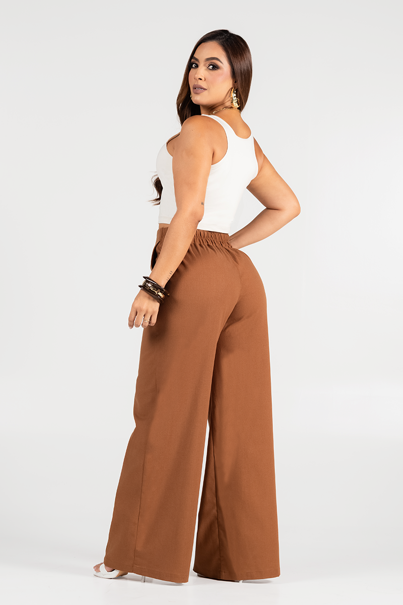 Pantalón Wide Leg Marca Trucco's