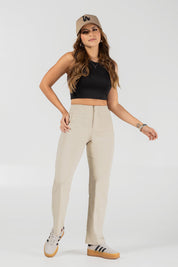 Pantalón Bota Recta Tiro Alto Marca Trucco´s