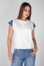 Blusa Manga Corta Hibrida Marca Trucco´s