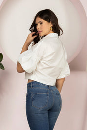 Blusa Manga Corta Bombacha Marca Trucco´s