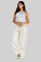 Pantalón Wide Leg de Corte Alto y Caída Fluida, Versátil para Día y Noche Marca Trucco´s