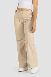 Pantalón Wide Leg de Corte Alto y Caída Fluida, Versátil para Día y Noche Marca Trucco´s