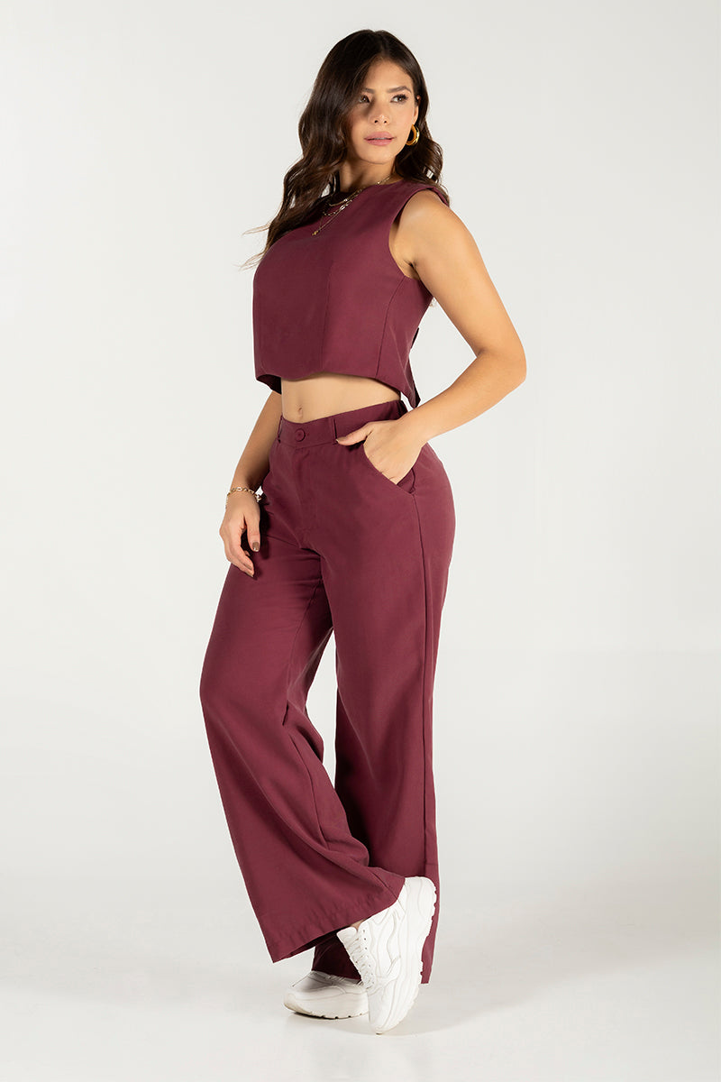 Set Pantalón 2 Piezas Versátil y Elegante Marca Trucco´s