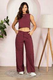 Set Pantalón 2 Piezas Versátil y Elegante Marca Trucco´s
