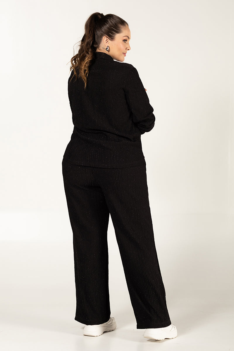 Set Pantalón 2 Piezas Elegante y Versátil para Mujer Marca Trucco´s Plus Size