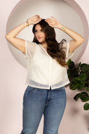 Set 2 Piezas Blusa Tejida Marca Trucco´s Plus Size