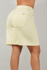 Bermura Tiro Alto Stretch Ajuste Slim Marca Trucco´s