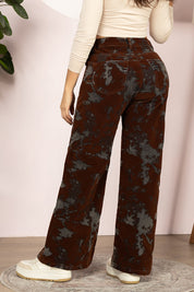 Jean Wide Leg Cintura Alta Estilo Chic Casual Marca Trucco´s
