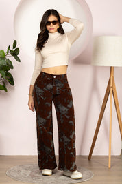 Jean Wide Leg Cintura Alta Estilo Chic Casual Marca Trucco´s
