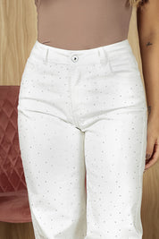 Jean Wide Leg Mujer Tiro Alto Corte Ancho Denim Casual Chic Marca Trucco´s