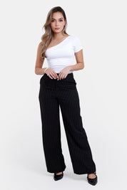 Pantalón Bota Recta en Rayon, Nailon y Poliester Marca Trucco's