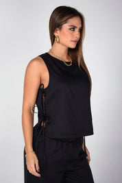 Set 2 Piezas Pantalón Cargo Blusa con Sesgos Laterales Marca Trucco´s