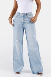 Jean Wide Leg en Algodón Marca Trucco's