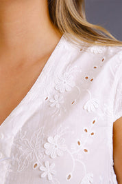 Blusa Manga Corta en Algodón Marca Trucco's