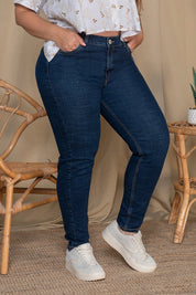 Jean Skinny Tiro Alto Marca Trucco´s Plus Size