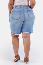 Short Tiro Alto Plus Size en Algodón Marca Trucco's Plus Size