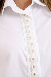 Camisa Manga Larga en Algodón y Elastano Marca Trucco's