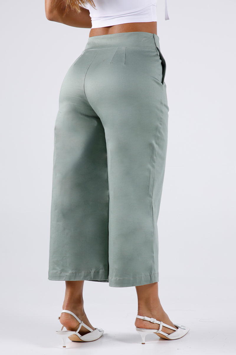 Pantalón Palazzo en Algodón y Elastano Marca Trucco's