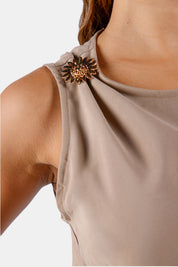 Set Short 2 Piezas en Rayon y Poliester Marca Trucco's