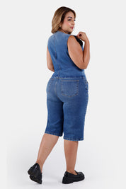Chaleco Plus Size en Algodón, Poliester y Elastano Marca Trucco's Plus Size