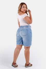 Short Tiro Alto Plus Size en Algodón Marca Trucco's Plus Size
