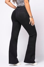 Trucco's Brand High-Rise Semi-Bell Boot Jean