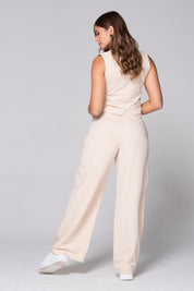 2-Piece Set of High-Waisted Trousers with Darts and a Jacket with Ties on the Sides, Trucco's Brand