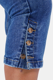 Jean Tipo Capri en Algodón, Poliester, Elastano y Rayon Marca Trucco's Plus Size