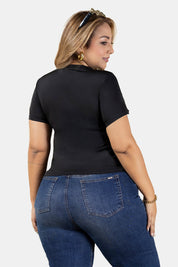 Blusa Manga Corta Marca Trucco's Plus Size