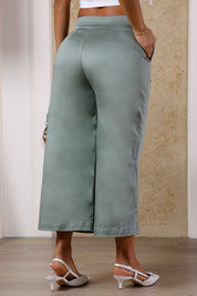 Pantalón Palazzo en Algodón y Elastano Marca Trucco's