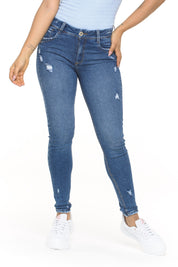 High Waist Skinny Push Up Jean