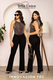 Jean Talla Única Semicampana Negro Marca Trucco´s