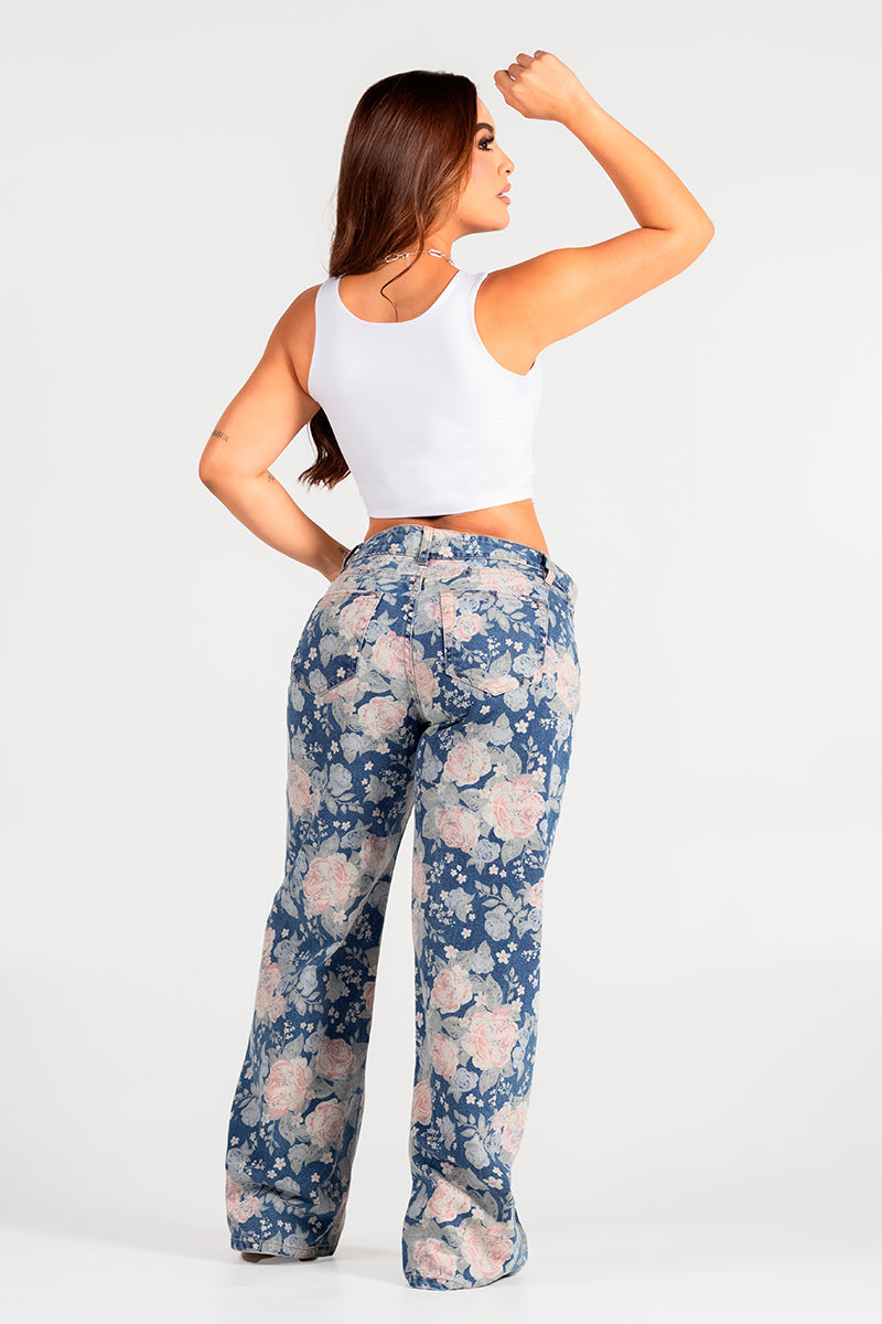 Jean Wide Leg Marca Trucco's