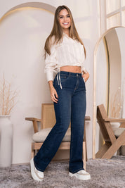 Jean Bota Recta Tiro Alto Marca Trucco´s