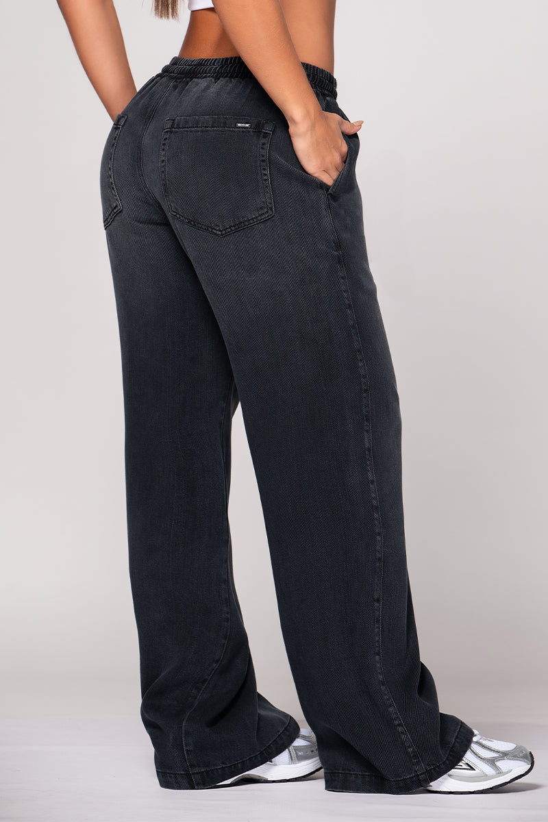 Set 2 Piezas Denim Color Negro Marca Trucco´s