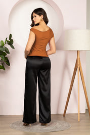 Blusa Asimétrico Elegancia con Detalle Lateral Marca Trucco’s